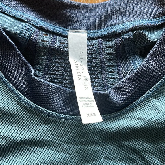 Athleta Allyson Felix Crop Top SZ XXs - Picture 3 of 6